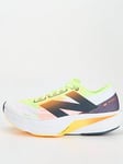 New Balance Women's Running FuelCell Rebel V4 Trainers - White/Yellow, White, Size 4, Women
