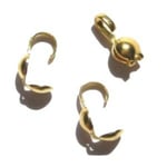 Buy 3 Get 3 Free 200 Pcs Plated Iron Metal Gold Calottes Bead Tips End A6827