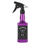 Hair Spray Bottle Hairdressing Barber Spray Bottle Whisky Squirt Bottle Mist Salon Hair Tools Home Gardening Water Sprayer 500ml/16.9oz (Purple)
