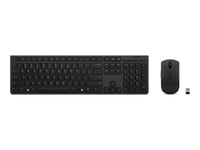 Lenovo | Professional Wireless Rechargeable Keyboard and Mouse Combo US Euro | Keyboard and Mouse Set | Wireless | Mouse included | US | Bluetooth | G