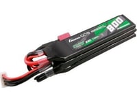 Gens Ace 25C 800Mah 3S1p 11.1V Nunchuck 3X Airsoft Gun Lipo Battery With Deans(T) Plug