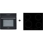 Respekta - Four encastrable Cuisinière Set 60cm Pyrolyse + Plaque de cuisson Induction Set