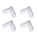 L-formade hörnskydd barn 20-pack - Flera färger Transparent
