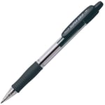 Bläckkulpenna PILOT Super Grip Svart, medium, 1.0mm, 12st 12st