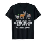 Funny Animal Hunter Jokes - God's Creatures Eater T-Shirt