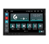 Radio de Voiture Universelle 1 Din Android GPS Bluetooth WiFi USB Dab+ Touchscreen 10" 4core Carplay AndroidAuto