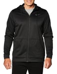 Nike CU6231 M NK TF HD FZ Sweatshirt Mens Black/Dark Grey M