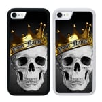 iChoose Bitz Designer Skull Personalised Apple iPhone 6 / 6s Rubber Case Compatible Cover