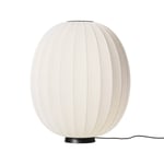 Made By Hand Knit-Wit 65 High Oval Level floor lamp Pearl white