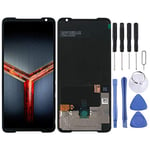 WANAOSHOP AMOLED Material LCD Screen and Digitizer Full Assembly for Asus ROG Phone II ZS660KL(Black) ZJJJDK (Color : Black)