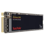 SanDisk Extreme PRO 1 TB M.2 NVMe 3D SSD, Black