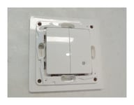 Interrupteur simple radio (émetteur) blanc pur sans fil radio/zigbee à pile 3V (fournie) Niloe Legrand 665101
