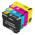29XL Compatible Ink Cartridges Replacement for Epson 29XL for Epson Expression Home XP-342 XP-352 XP-235 XP-355 XP-245 XP-442 XP-335 XP-255 XP-257 XP-332 XP-345 XP-352 XP-432 XP-435 (1 Set of 4)