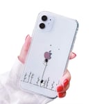 Bakicey Coque pour iPhone 8 Plus, Coque Silicone Motif Dinosaure, Transparent Housse Etui de Protection Bumper en TPU Souple Coque pour iPhone 8 Plus 5,5 Pouces (Astronaute)