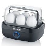 Severin - Eggkoker 1 til 6 egg svart