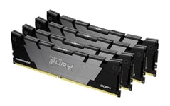 Kingston FURY Renegade 32GB 3600MT/s DDR4 CL16 DIMM (Kit of 4) Desktop Gaming Memory - KF436C16RB2K4/32