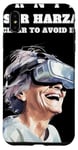 Coque pour iPhone XS Max Ancien panneau d'avertissement en réalité virtuelle Funny Grandma VR User Gamer