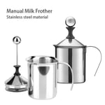 Stainless Steel Milk Frothers Maker Kitchen Supplies Milkshake Whisk Tool