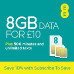 EE 8GB Pay As You Go SIM Card