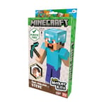 BLADEZ Minecraft Make Your Own Steve, Licensed Craft Set, Arts and Crafts for Boys and Girls, Licensed Toy for Kids, Creative Maker Kitz Toyz