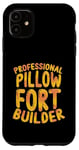 iPhone 11 Professional Pillow Fort Builder Cute Back To School Case