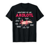 Anatomy Of An Axolotl Axolotls Funny Axolotl Lover T-Shirt
