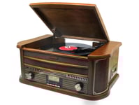 Soundmaster Nr565dab, Trä, 33,45,78 Rpm, Rotations-, Dab+, Fm, Cd, Cd-Rw, Program, Slumpvis, Repetera