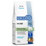 Forza10 Mini Diet hjort med kartoffelstykker til hunde - Dobbeltpakke: 2 x 1,5 kg