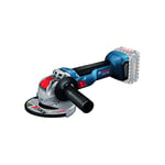Bosch Professional 18V System Angle Grinder GWX 18V-10 (disc Diameter 125 mm, with X-Lock Holder, Without Rechargeable Batteries and Charger, in Carton)
