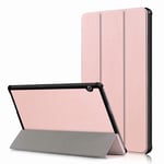 TenDll Case for Amazon Fire HD 10 Plus (2021), Premium Quality PU Leather Case Shell Lightweight Stand Case Cover for Amazon Fire HD 10 Plus (2021) Tablet -Rose gold
