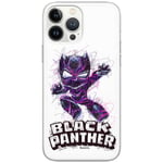 ERT GROUP Coque de téléphone Portable pour Apple Iphone XR Original et sous Licence Officielle Marvel Motif Black Panther 017 Parfaitement adapté à la Forme du téléphone Portable, Coque en TPU