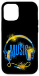 iPhone 12/12 Pro MUSIC HEADPHONES DJ HEADPHONES OLD SCHOOL DJ MUSIC GRAFFITI Case