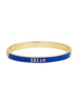 Word Candy Bangle Blue Design Letters