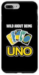 iPhone 7 Plus/8 Plus Board Game Uno Cards Wild about being uno Game Card Costume Case