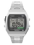 Timex T80 Steel 36Mm Stainless Steel Bracelet Watch Accessories Watches Digital Watches Silver Timex