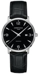Certina C0354101605700 Men's DS Caimano Black Leather Strap Watch