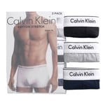 Calvin Klein Cotton Stretch 3 pack Mens Ck Trunks/Boxers Shorts Underwear Boxed