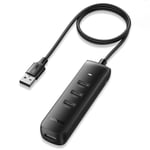 Ugreen HUB USB Type A splitter - 4x USB 3.2 Gen 1 - Svart - TheMobileStore Laddare & kablar