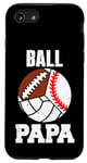 iPhone SE (2020) / 7 / 8 Ball Papa Funny Baseball Volleyball Football Papa Case