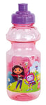 FUN HOUSE GABBY ET LA MAISON MAGIQUE GOURDE BOUTEILLE REUTILISABLE 350 ML POUR ENFANT, Rose