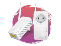 Strong Powerline 600 Duo - Powerline Adaptersats Homeplug Av (Hpav) - Vägginsticksbar