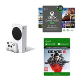 Xbox Series S + Xbox Game Pass Ultimate (3 Monate) + Gears 5 (Xbox Download Code)