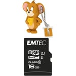 Pack Support de Stockage Rapide et Performant : Clé USB - 2.0-16 Go + Carte MicroSD - Gamme Elite Gold - Classe 10-16 GB