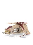 Star Wars Star Wars Micro Galaxy Squadron Grand Army Of The Republic Battle Pack - 8-Inch Vehicle With Barc Speeder And Five Micro Figure Accessories