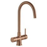 Franke MINERVA HELIX ELECTRONIC COPPER 4-In-1 Helix Electronic Boiling Water Tap - COPPER