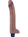 LoveToy: Real Softee, Silicone Vibrating Dildo, 27 cm