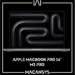 Apple MacBook  Pro 14 Inch M3  14 Core CPU 30 Core GPU 36GB 1TB Silver MRX83B/A