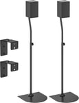 Height Adjustable Speaker Stands Pair for Samsung with Speaker Wall Mount - for