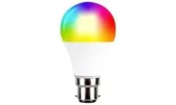 TCP Smart Wi-Fi LED Lightbulb Classic B22 Colour Tuneable White & Colour Changing Dimmable, 60W