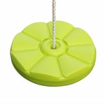 Sweeek - Balançoire disque en plastique soufflé pour portique de 2 à 2.2m. agrès. accessoire - Vert